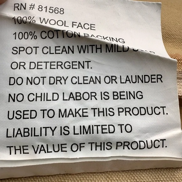 Chandler 4 corners wool hooked pillow with insert - Picture 2 of 12